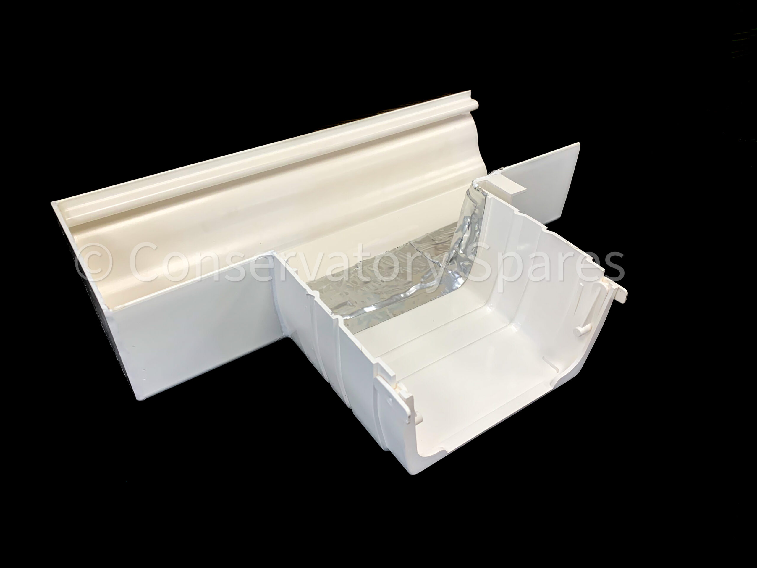 BGAA263R/1 90 DEGREE 265MM BOX GUTTER ADAPTOR RIGHT